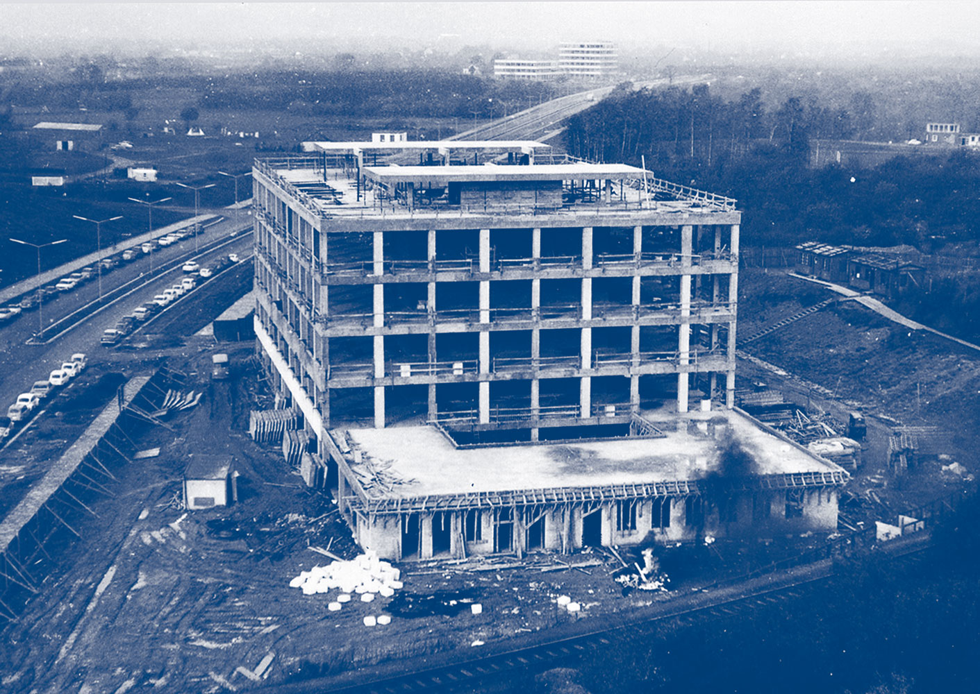 The IPN building under construction
