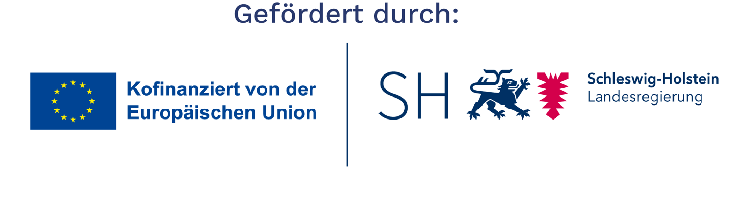 Förderlogo der Europäischen Union und des Landes Schleswig-Holstein