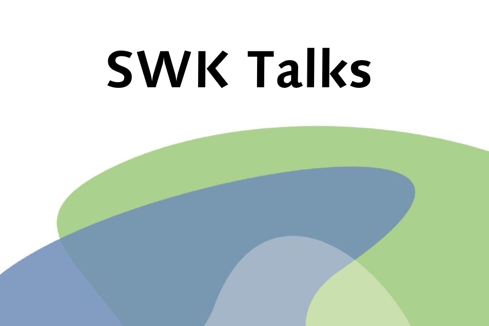 Abstract graphic as part of the SWK logo to announce the event series
